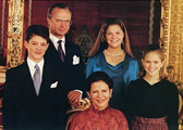 Gustaf XVI. s rodinou