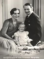 Královský pár s dcerou Margrethe