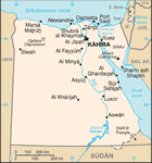 Mapa Egypta