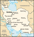 Mapa Íránu