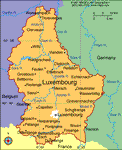 Mapa Lucemburska