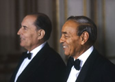Hassan II. a prezident Mitterand